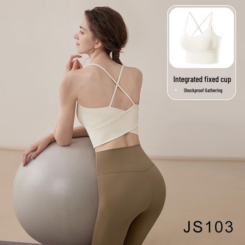 Women's Cross Back Tank & High Waist Yoga Sportswear Set - Quick Dry, Two-Piece for Pilates and Fitness