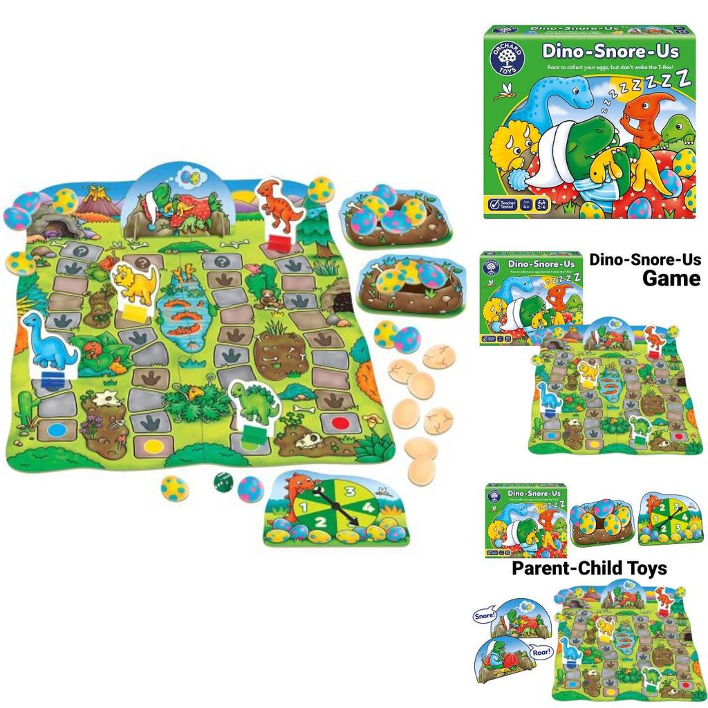 Orchard Toys Dinozaur Chrapanie Rozbijanie Planszowa Gra Edukacyjna dla Dzieci