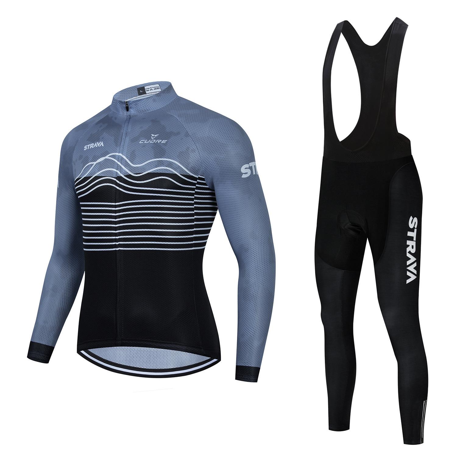 

New Autumn and Winter Long-sleeved Cycling Suit Men s and Women s Breathable Road Mountain Bike Suit 2026 Autumn Breathable Cycling Suit Suit 5XL