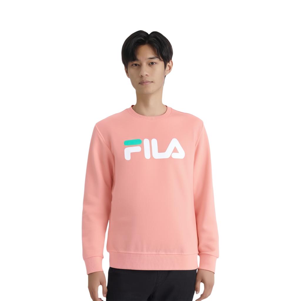 FILA Sweatshirts Unisex Pink Crew Neck Moderate Other FS2POC1001X-SAN