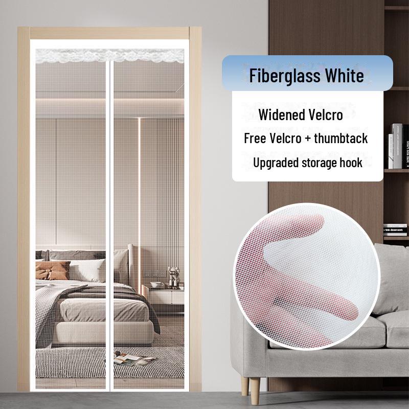 Stanzfreier magnetischer Moskitonetz-Türvorhang für Schlafzimmer