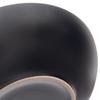 Large Deep Dinner Plate for Soup Dishes Ceramic Black 20.5cm 800 ml