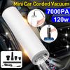 7000PA 120W Mini Suction Portable Vacuum Cleaner For Car Low Noise Handheld Car Vacuum For Car Home Computer Cleaning
