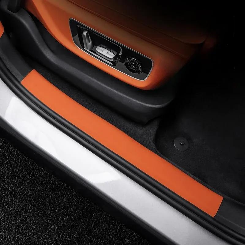 Car Door Threshold Strip Sticker for Li LiXiang L6 L7 L8 L9 2022 2023 2024 Car Door Leather Protective Sticker for Lixiang