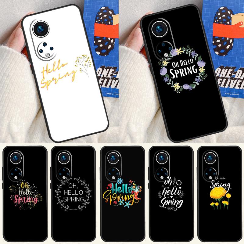 Hello Spring Flowers Case For Honor Magic 7 5 6 Lite Pro Honor X8b X9b X9a X8a X8 X9 X9c 50 70 90 200 Lite Cover