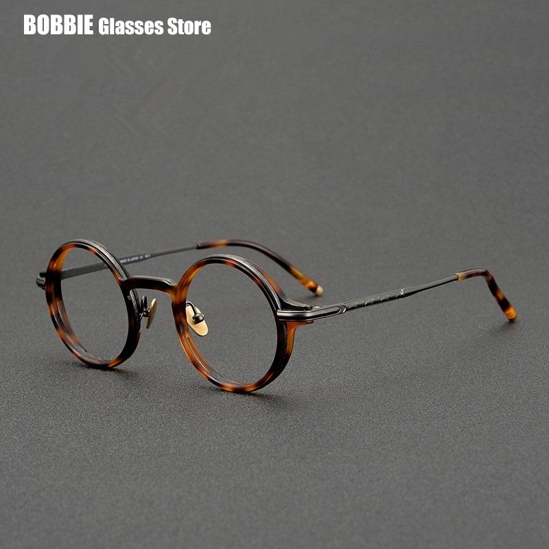 Japanese Handmade Titanium Acetate Glasses Frame