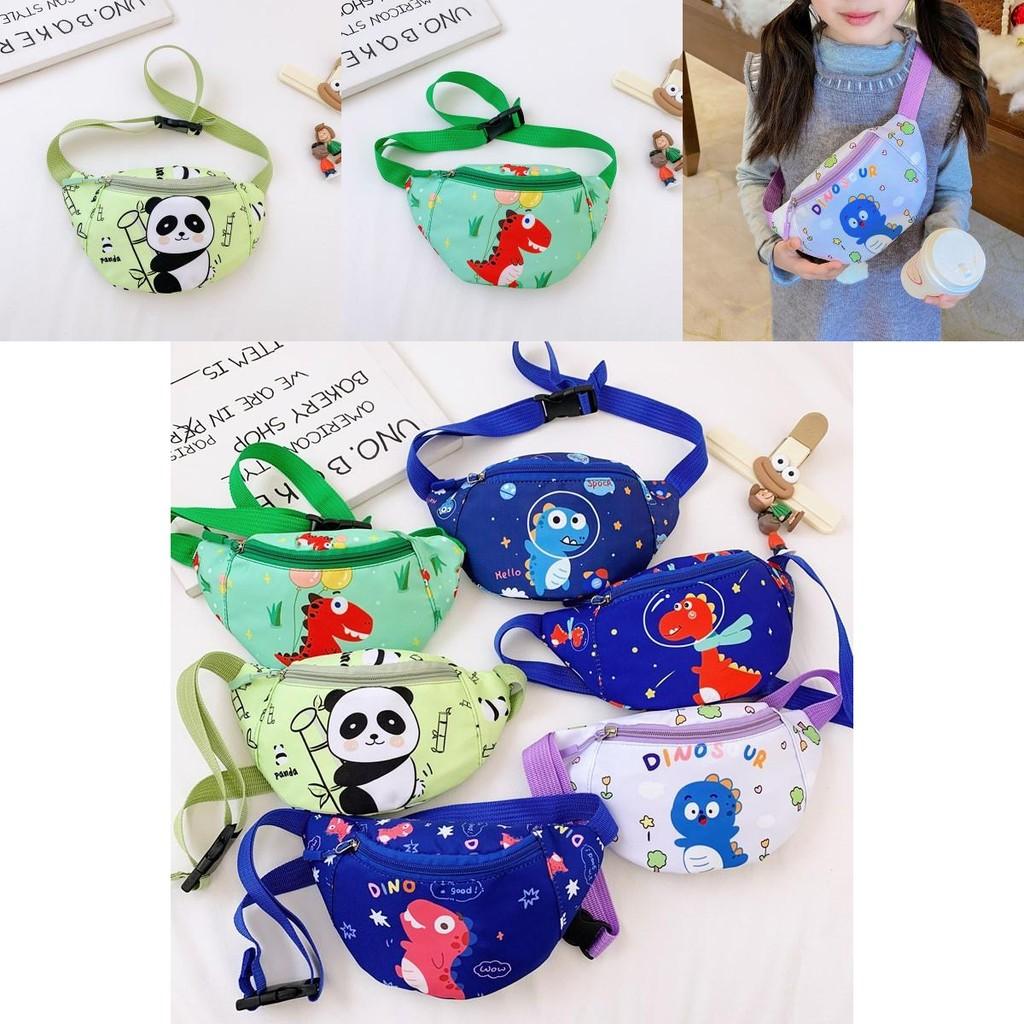 Adorable Cartoon Children's Backpack Stylish Korean Design Fashionable Unisex Waist Bag