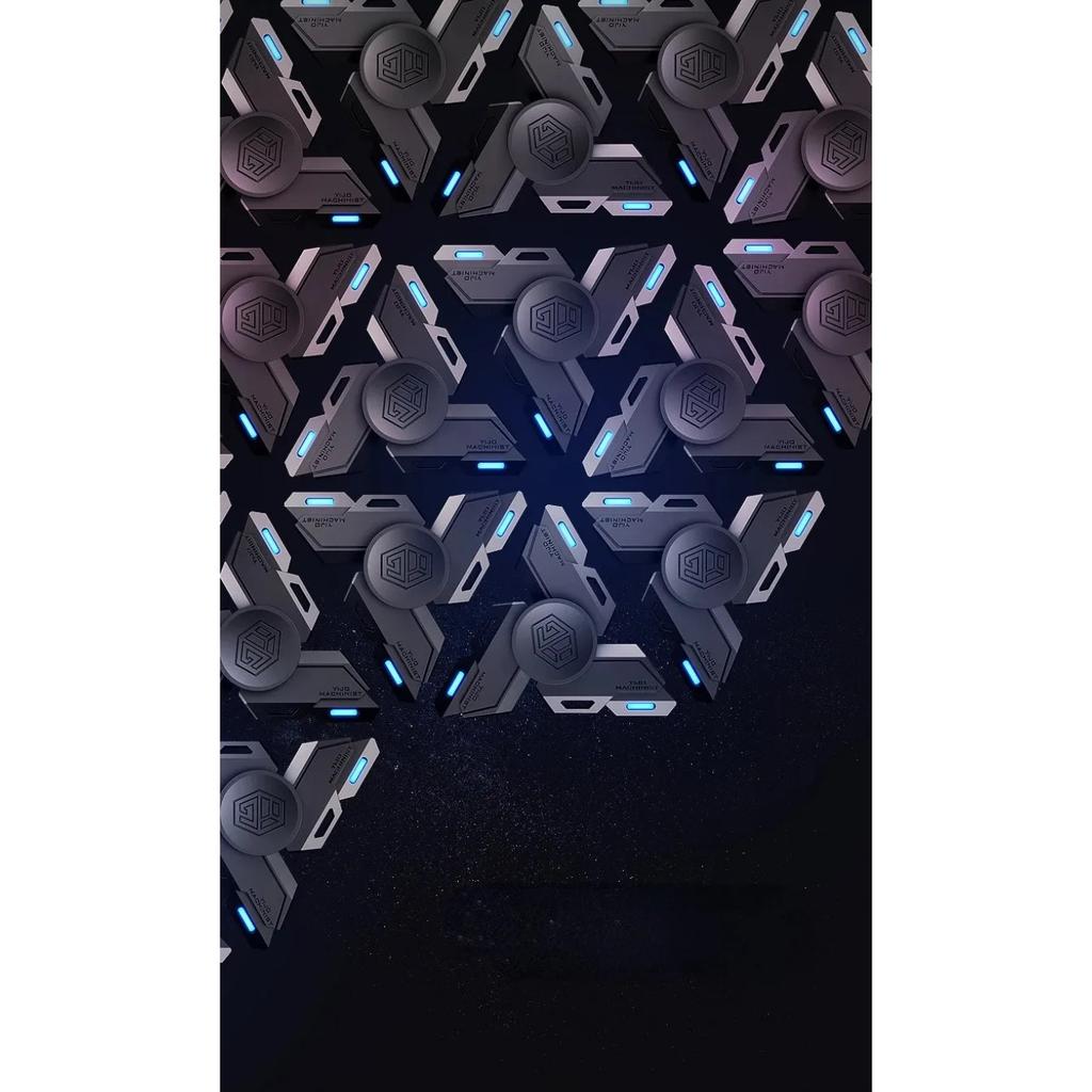 Fidget Spinner Metal Alloy Luminous Long Lasting Fingertip Gyro EDC Spinning Top Stress Relief Toys for Adults Kids Gifts