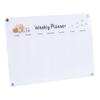 Acryl Wochenplaner Magnetisch Beschreibbar Transparent Wochenplanungsboard für Kühlschrank