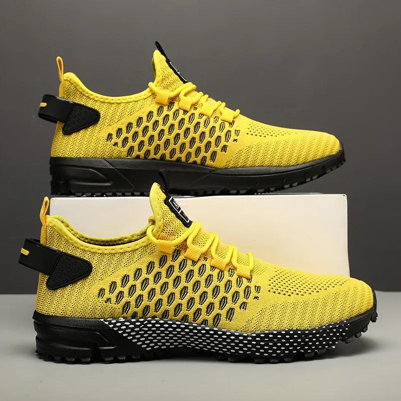 Breathable Mesh Casual Shoes Fashion Sneakers Comfortable Outdoors Running Shoes for Men Lightweight Sneakers for Men