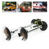 Universal Bil Pneumatisk Lufthorn Dobbelt Trompet 130dB 12V24V Tog Auto Lastebil Lastebil ABS Metall