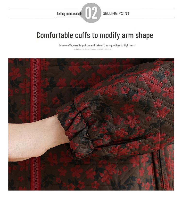 2026 Women's Plus Size Spring Jacket for Middle-Aged & Elderly