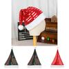 Velvet Christmas Hat With Stripes For Holiday Festivities And Gift Exchange