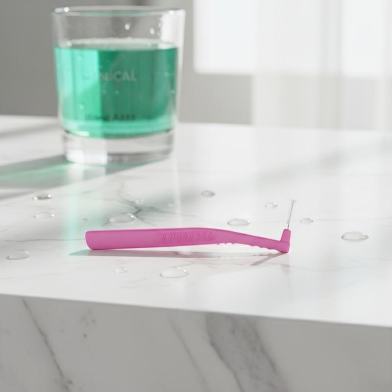 2 5Pcs Portable L Shaped Interdental Brushes Soft Bristle Teeth Floss Cleaner Effectively Removes Debris Ideal Daily Oral Care