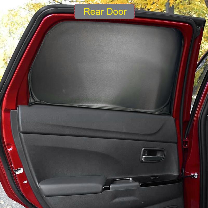 Car Black Window Privacy Sunshade For MITSUBISHI ASX 2016-2024 Auto Anti-UV Heat Insulation Protect Cover Interior Accessory