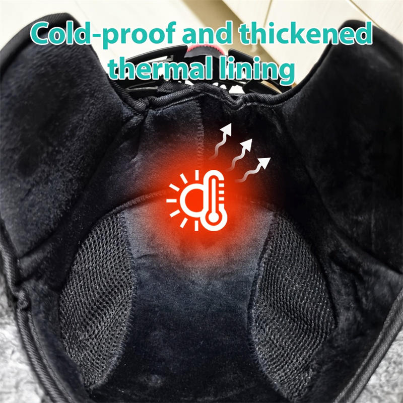 Winter Windproof and Coldproof Electric Motorcycle Helmet Liner Warm Beanie Padded Ear Protection Head Cover Motorbike Helmet Liner Cycling Equipment