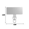 5-1pcs 360° New Stainless Steel Tab Phone Tether Portable Connecting Hanging Piece Lanyard Mobile Phone Case Clip Back Gaskets