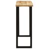 Console Table with Live Edge 105 x 33 x 76 cm Solid Mango Wood