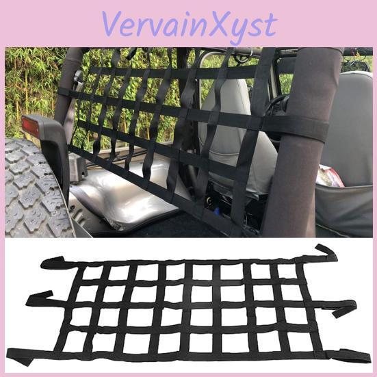 Roof Cargo Car Rear Auto Luggage Mesh Storage Net Holder Hammock For Wrangler