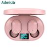 Admisitr Inteligentní sluchátko Bluetooth s ukazatelem čísla Bezdrátové sportovní mini sluchátko Stereo do uší