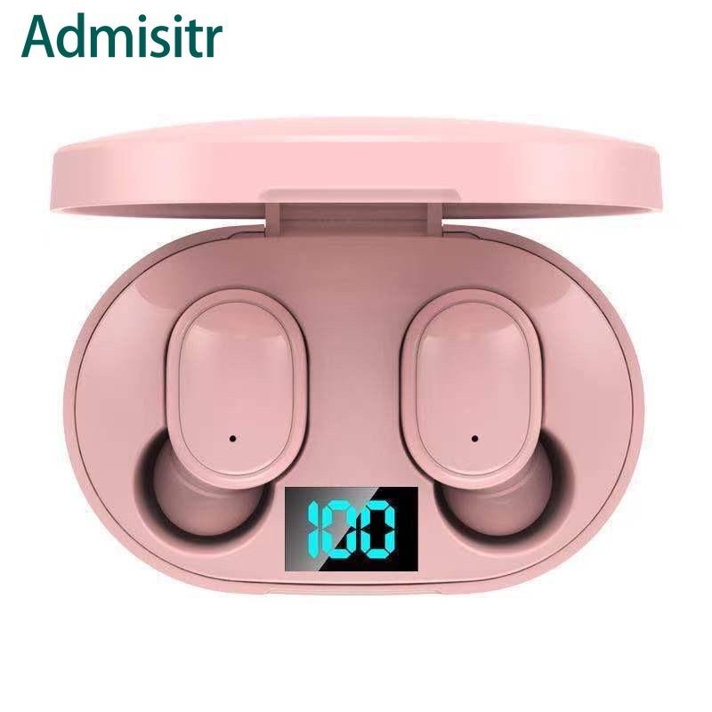 Admisitr Inteligentní sluchátko Bluetooth s ukazatelem čísla Bezdrátové sportovní mini sluchátko Stereo do uší