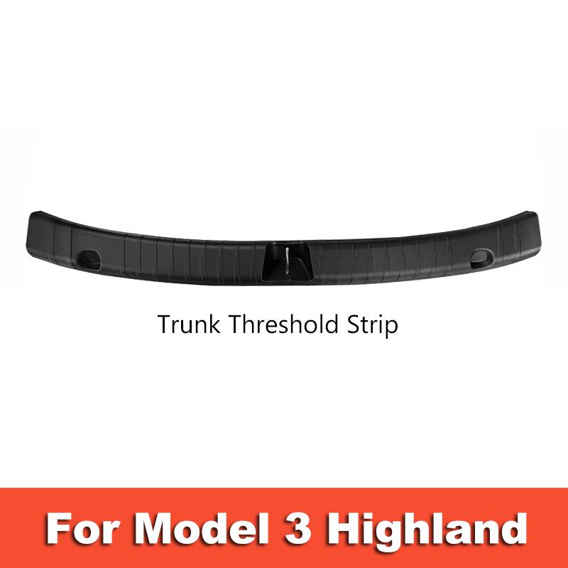 For Tesla Model 3 Highland 2025 Model Y 2025-2025 Juniper 2026 TPE Anti Scratch Trunk Threshold Strip Side Corner Protector