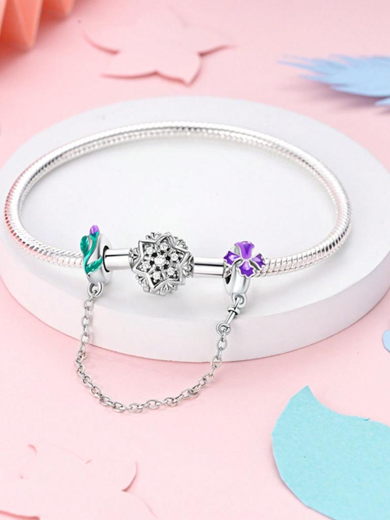 Butterfly Loves Safety Chains Beads Charm Copper Plated Fit Charms Copperoriginal Bracelet For Jewelry Making Diy Charm