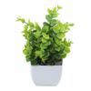 1 Pc Artificial Bonsai Green Fake Plant Simulation Small Potted Lavender Eucalyptus Green Plant Home Office Table Decor