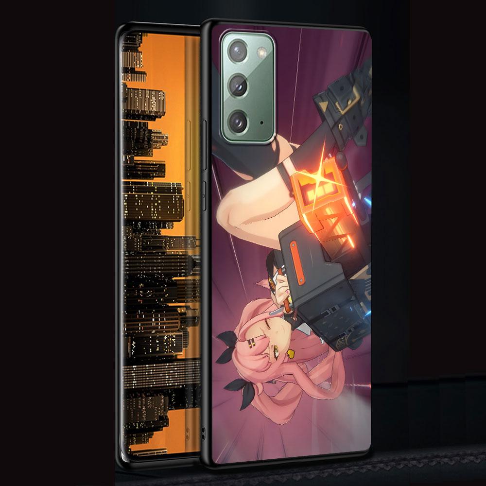 Anime Zenless Zone Zero Case for Samsung Galaxy Note 20 Ultra 10 Plus 9 8 TPU Phone Cover Note 10 Lite Black Soft Shell Funda
