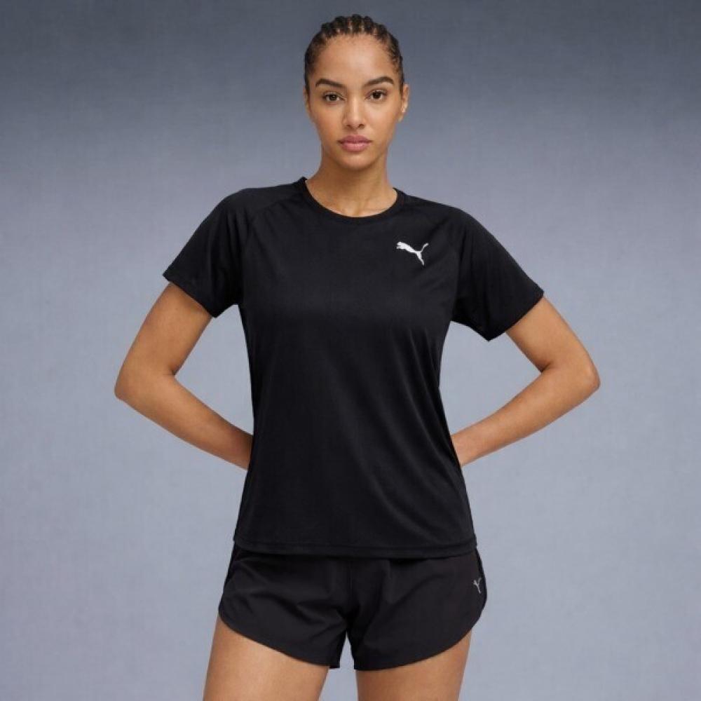 Puma Women S Short Sleeve Run Club Shirt W Rc 697603 02 69760302/L