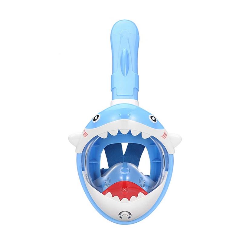 Children s Shark Full Face Snorkel Mask