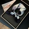 Literary square scarf cotton spring and summer silk scarf women's headscarf fashion headband flower scarf scarf silk scarf