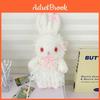 Plush Rabbit Lolita Shoulder Bag With Lace Bow Design And Faux Pearl Shoulder Strap For Daily Use