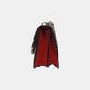 [Pre-Owned] Dionysus Chain Tiger Head Buckle Logo Canvas And Leather Shoulder Bag Small - Very Good #AJX2BY