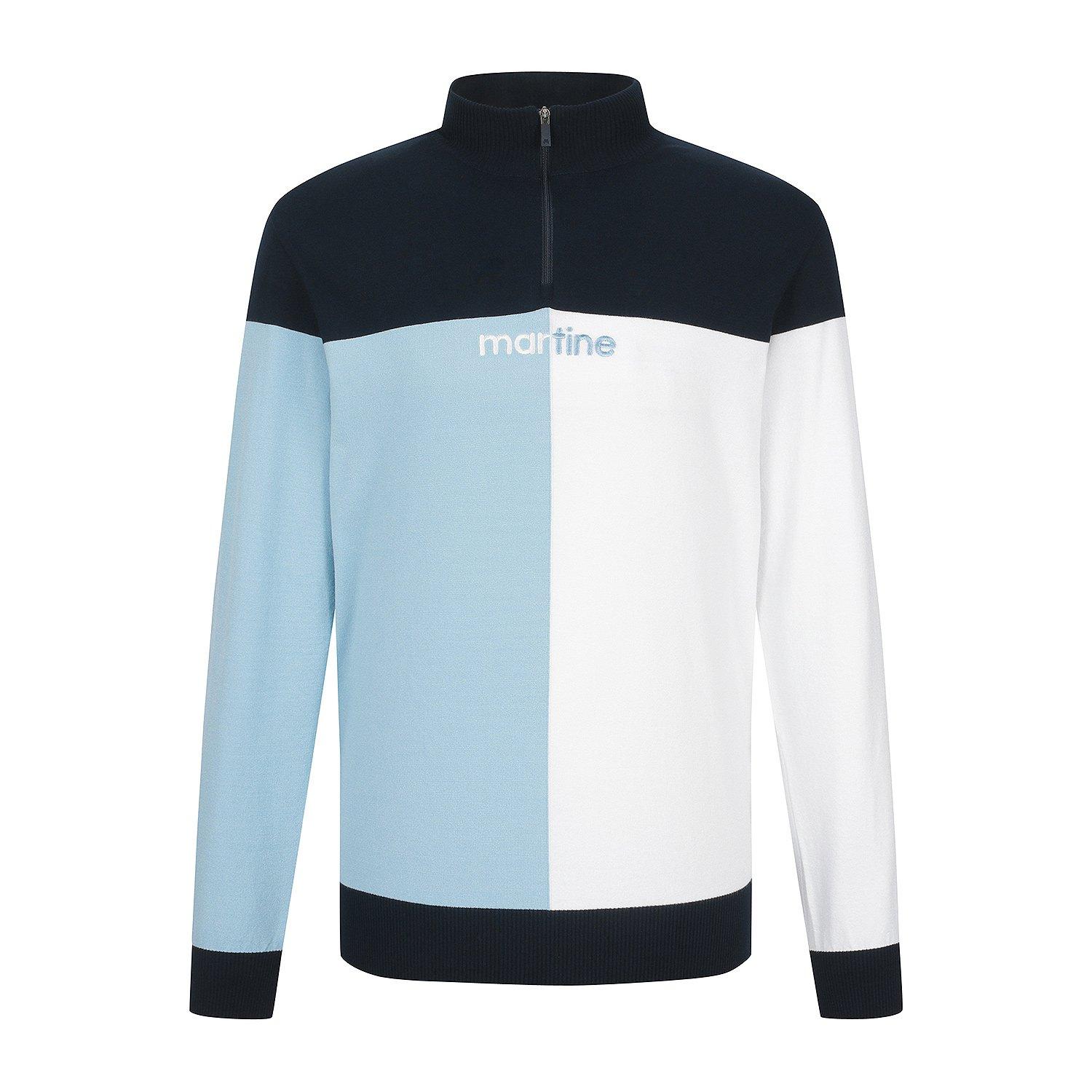 Martin Golf Half&Half Half Zip-Up Sweater_Navy (Men) Navy/1