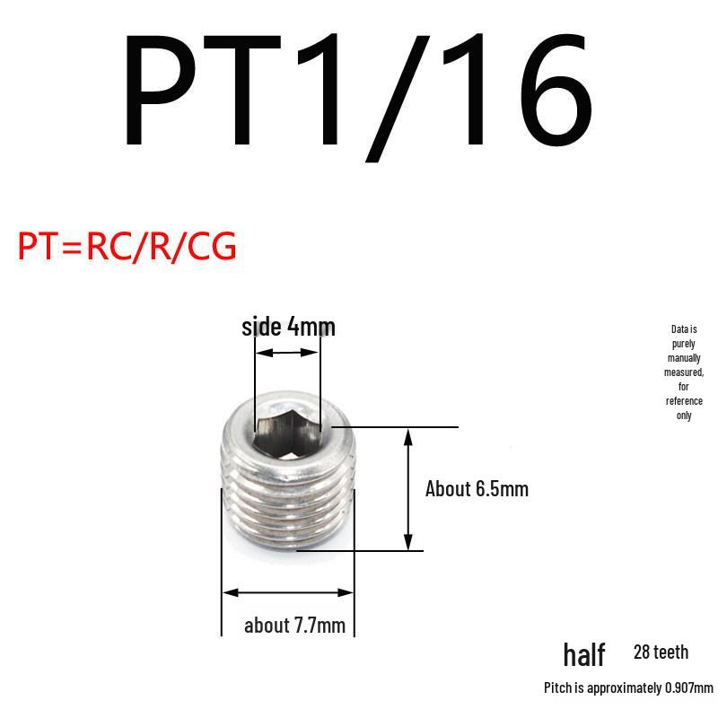 Plastic Mold Stainless Steel Tapered Throat Hex Socket Screw Plug