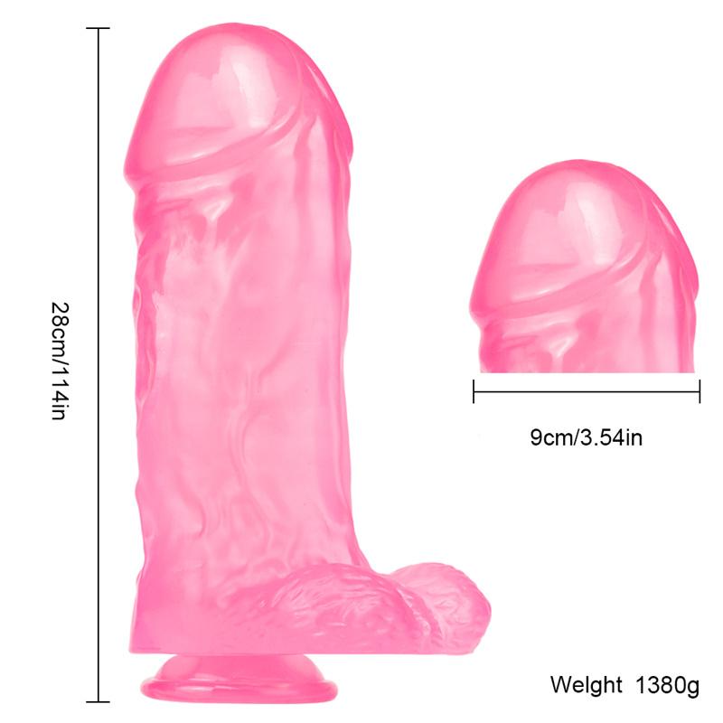 Female Masturbator Super Thick Simulation Dildo Big Stallion Fisting Butt Plug Adult Products