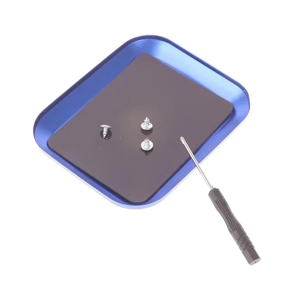 Screw Magnetic Tray Magnetic Screw Tray For Efficiently Organizing Metal Parts And Fasteners Sturdy Aluminum Alloy Construction