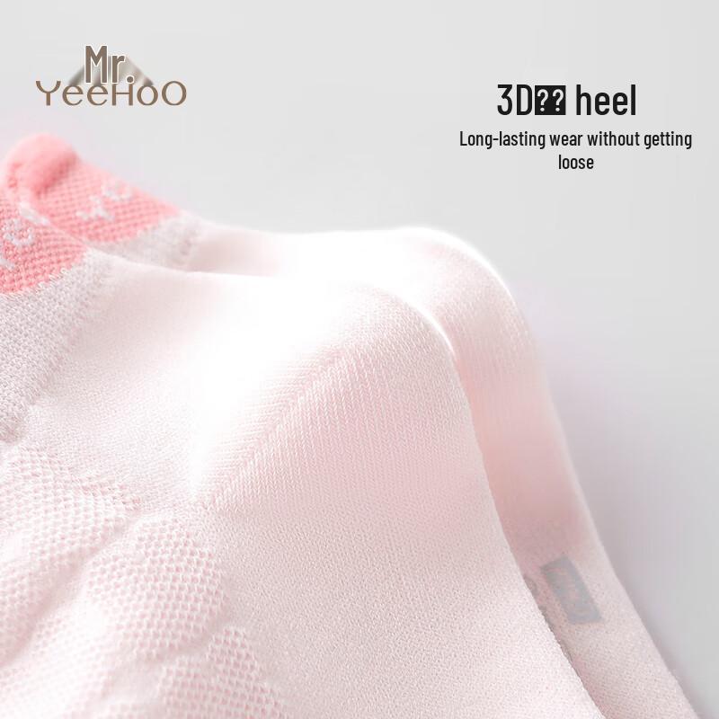 YEEHOO 7A Antibacterial Breathable Mesh Kids' Ankle Socks