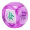 5Pcs Mahjong Wind Direction Dice East South West North Sphere Entertainment Game Dice Transparent Purple