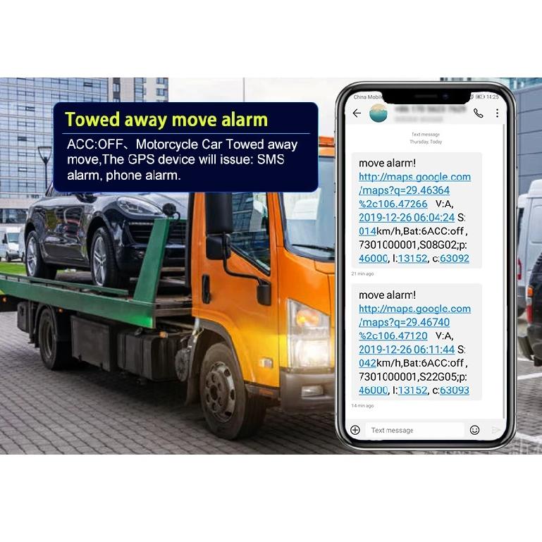 2G CJ780 4PIN Relay GPS Tracker Car Motorcycle ACC status Tow away Power off SMS alarm shock move call Cut oil Locator Free APP