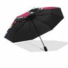 Power Rangers Auto Open Close Umbrella Foldable 3 Tier Design,8 Bone Iron Frame Outdoor Umbrella Perfect Gift for Fans,Travelers,and