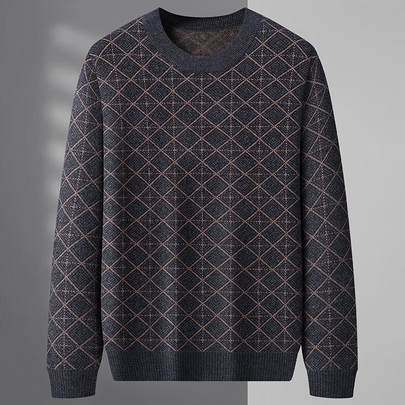 

Men s Plus Size Round Neck Knit Sweater 6XL/205