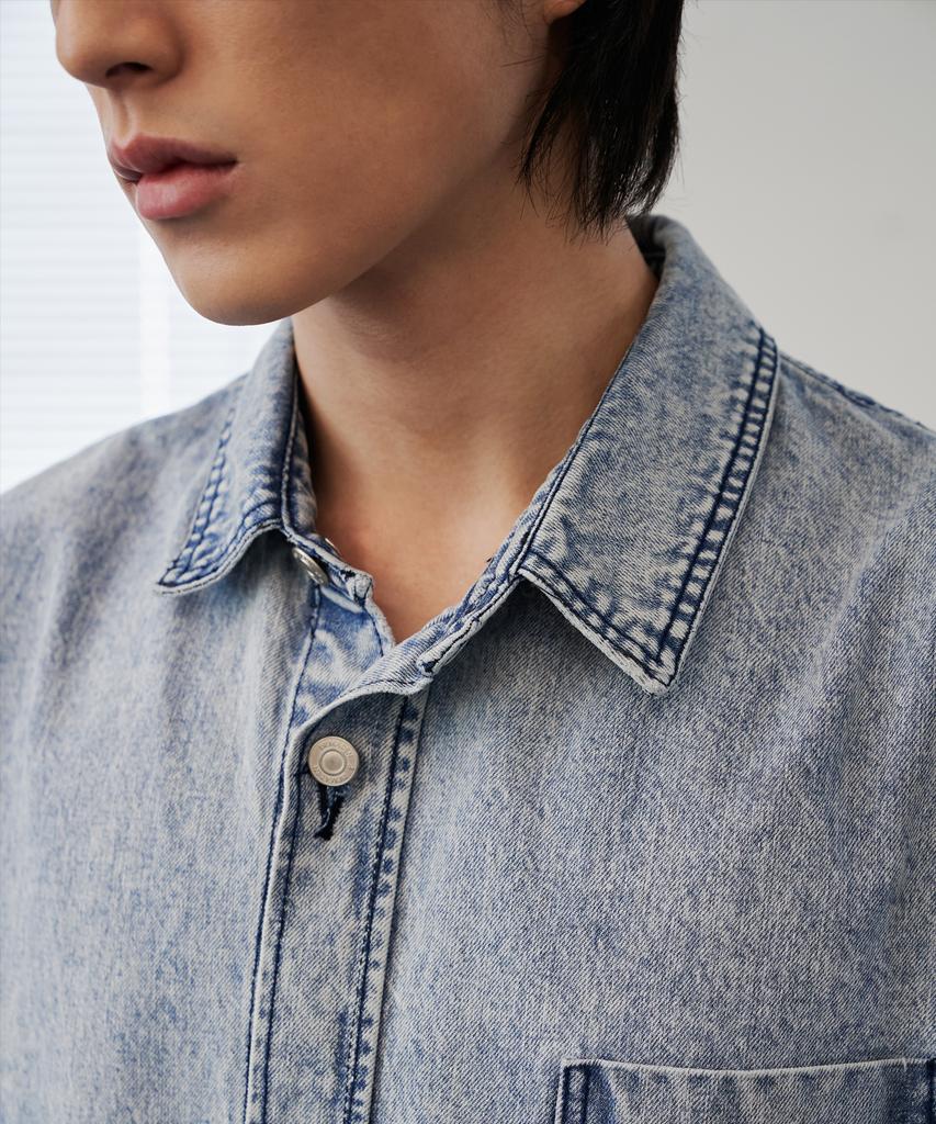 DEMADEN Napalaka Denim Shirt Ice
