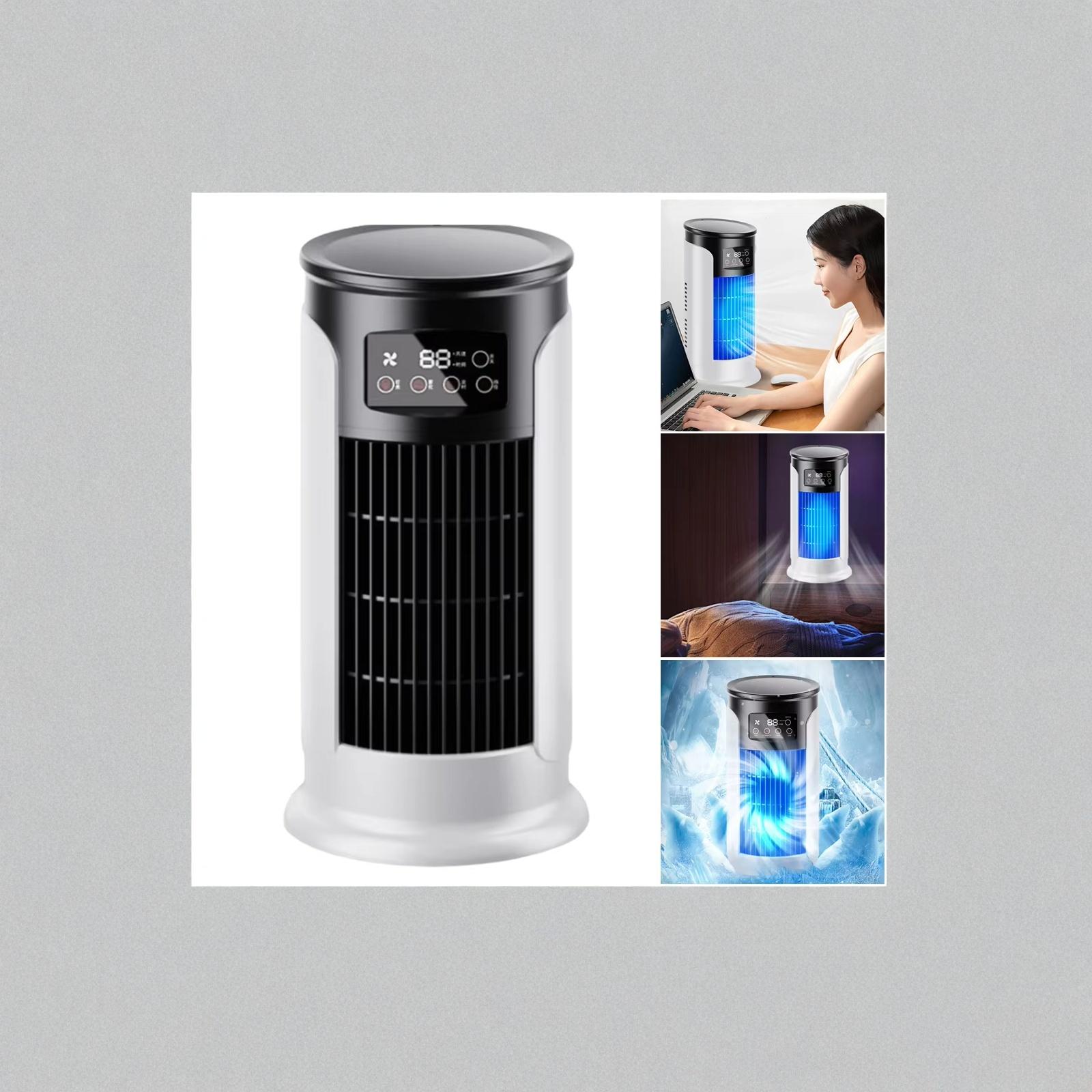 USB Portable Cooler Fan Quiet Personal Fan with Timer for Home Desktop one size белый