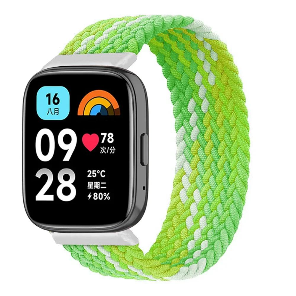 22mm Nylon-Armband für Redmi Watch 3/5 Active Band Elastisches Ersatzarmband für Redmi Watch 3/5 Lite Armband Correas