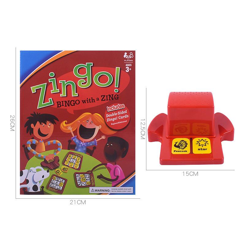 Kinder Zingo Interaktives Buchstaben-Zuordnungs-Kartenspiel Kunststoff Pädagogisches Spielzeug Für Frühes Lernen