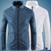 Men's Outdoor Sunscreen Clothing Summer Thin Solid Color Casual Trend Korean Version Handsome Stand-up Collar Breathable Trench Coat Jacket