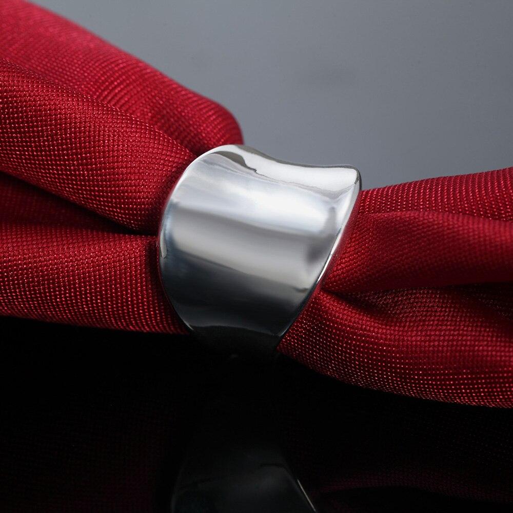 New 925 Silver Ring Glossy Ring For Woman Wedding Wedding Gift
