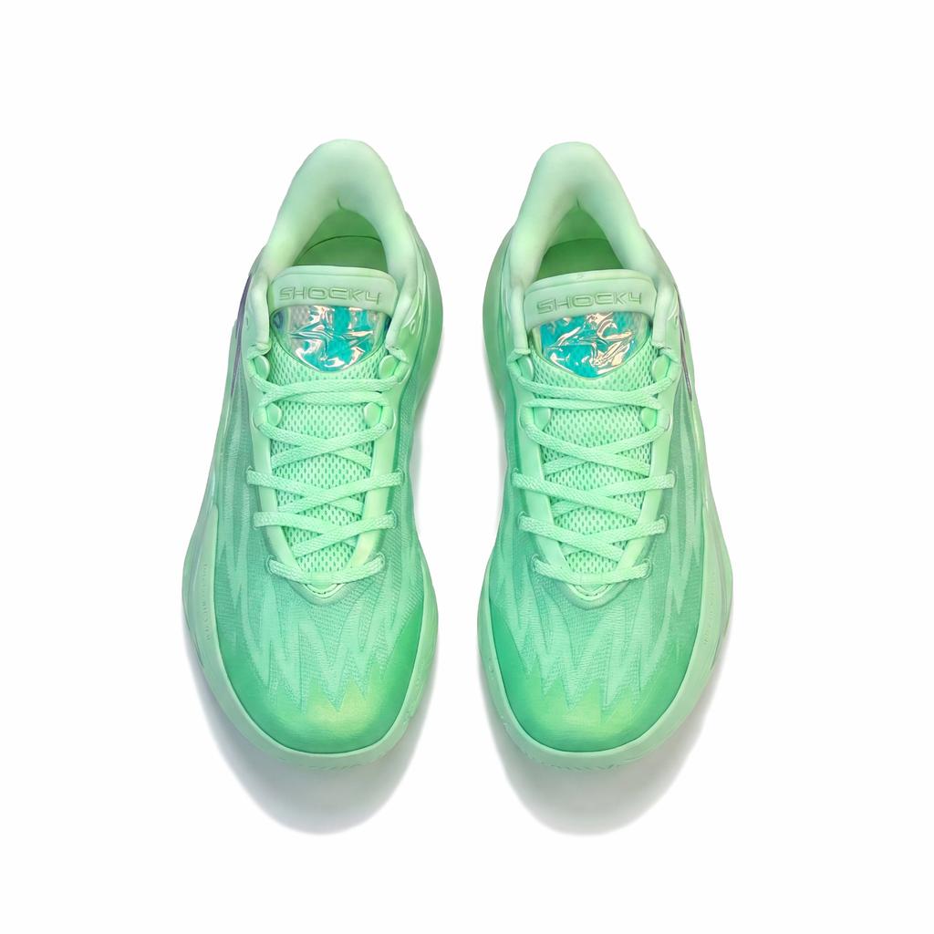 Anta A-Shock Pro Awakening Professional Basketball Shoes Men sneaker Fluorescent-Equator-Green 112631606S-8